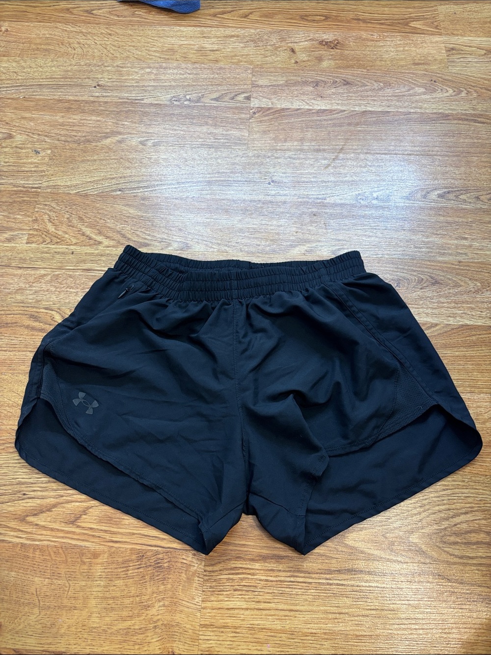 Under Armour Black Women's Running Shorts with Elastic Waist